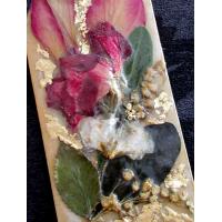  Bookmark - Collage of natural flowers with Arabic Calligraphy