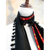  Narrow Scarf with Palestinian Embroidery 