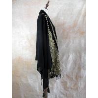 Chiffon shawl with Palestinian embroidery 