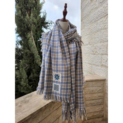 Men long scarf- Palestinian Hand Embroidery