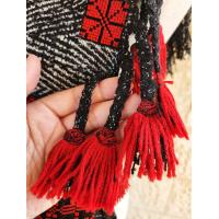 Wintry Scarf with Palestinian Embroidery 