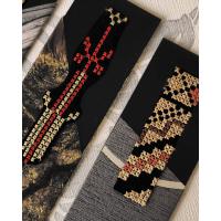 Three Bookmarks ... Palestinian Embroidery on hard paper