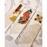 Three Bookmarks ... Palestinian Embroidery on hard paper