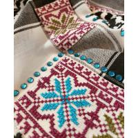 Keffiyeh scarf with Palestinian Embroidery 