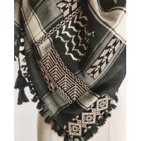 Keffiyeh scarf with Palestinian Embroidery 