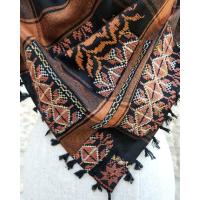 Keffiyeh scarf with Palestinian Embroidery 