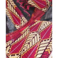 Keffiyeh scarf with Palestinian Embroidery 