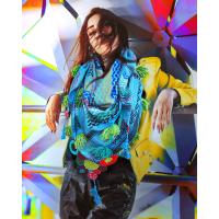 Spring Flower Keffiyeh Scarf