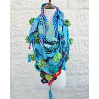 Spring Flower Keffiyeh Scarf