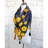 Spring Flower Keffiyeh Scarf