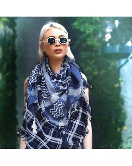 Keffiyeh Scarf with Tweed