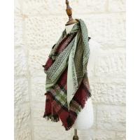 Keffiyeh Scarf with Tweed