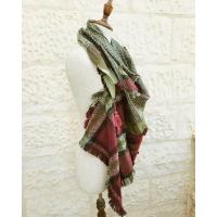 Keffiyeh Scarf with Tweed