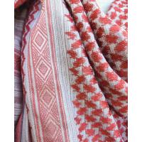  Keffiyeh scarf with Palestinian Embroidery and strases 