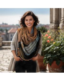 Keffiyeh Infinity  Scarf