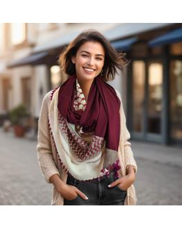 Keffiyeh Infinity  Scarf